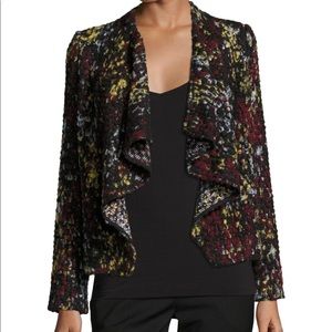 BA&SH Drape Front Boucle Jacket